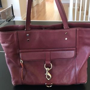 Maroon Rebecca Minkoff handbag
